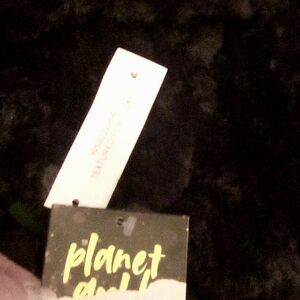 Planet Gold beautiful BLK Textured Fur Jaket